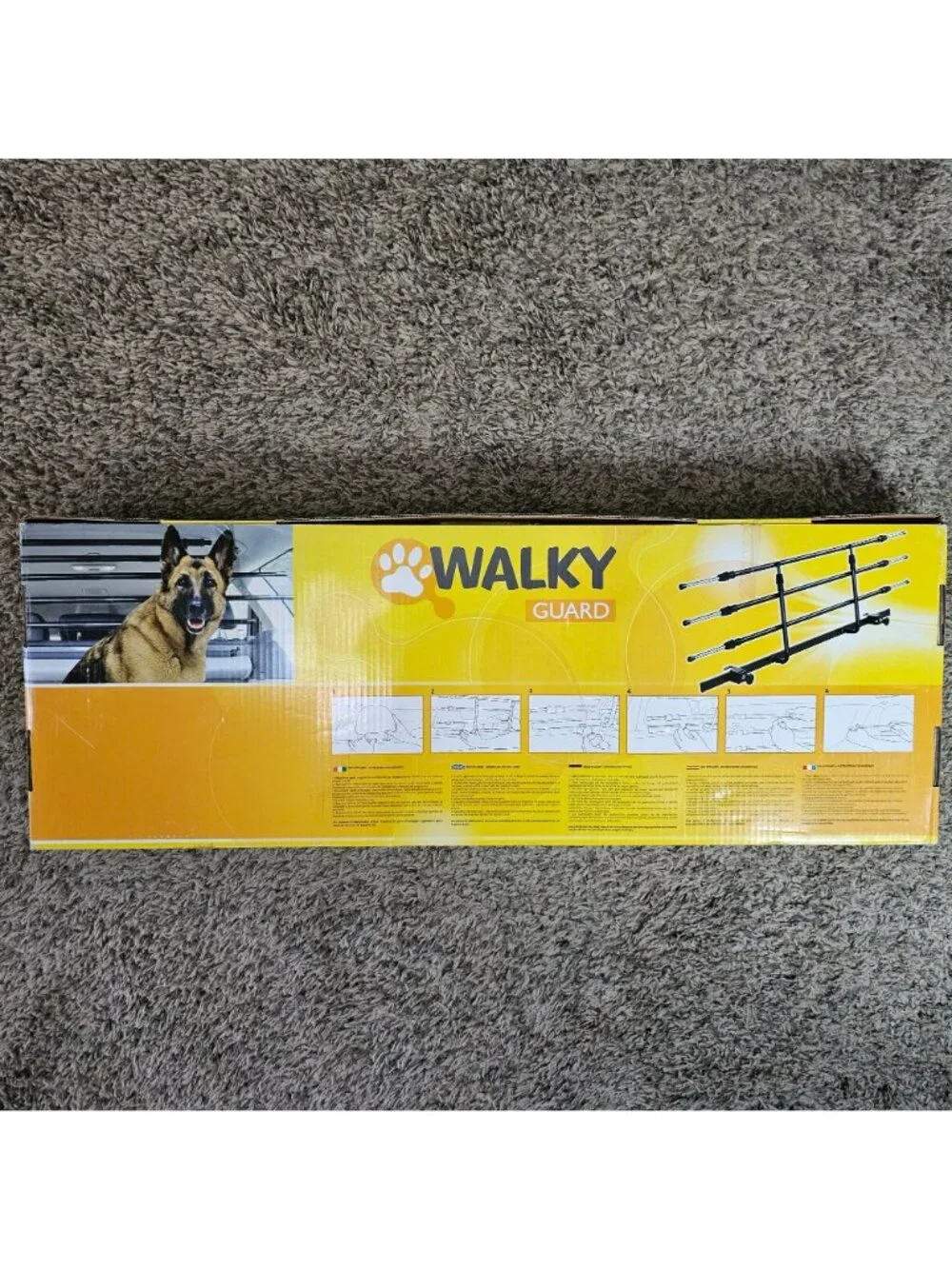 Walky Guard Universal Pet Barrier For Rear-Seat Headrests OPEN BOX
